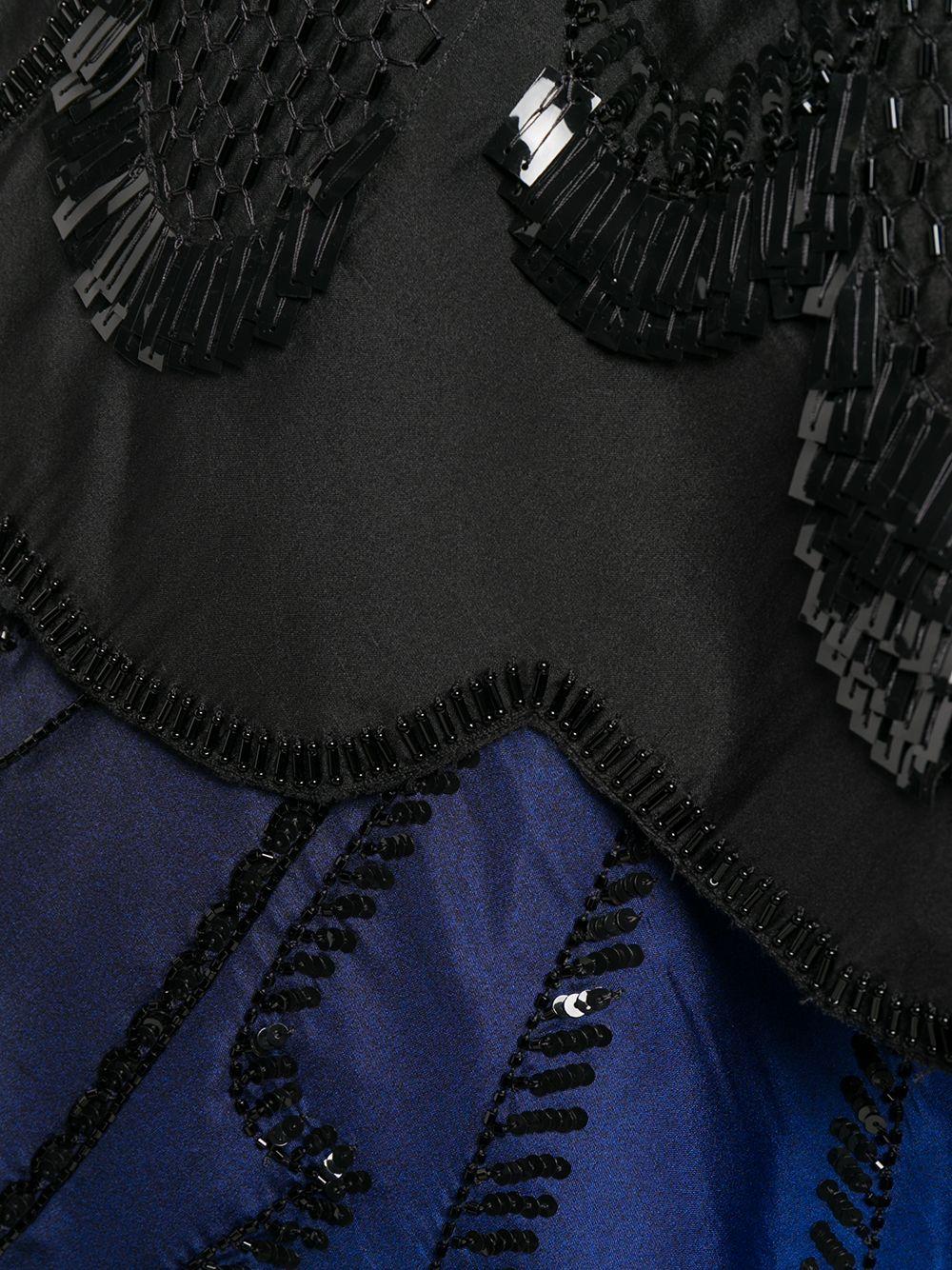 tiered embellished mini dress Product Image