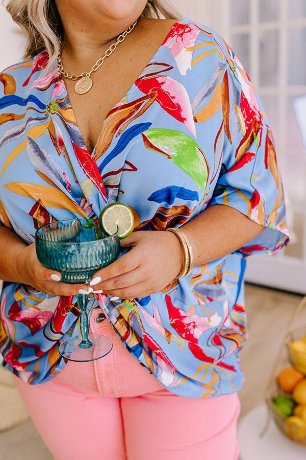 Mai Tais and Tikis Satin Top Curves Product Image