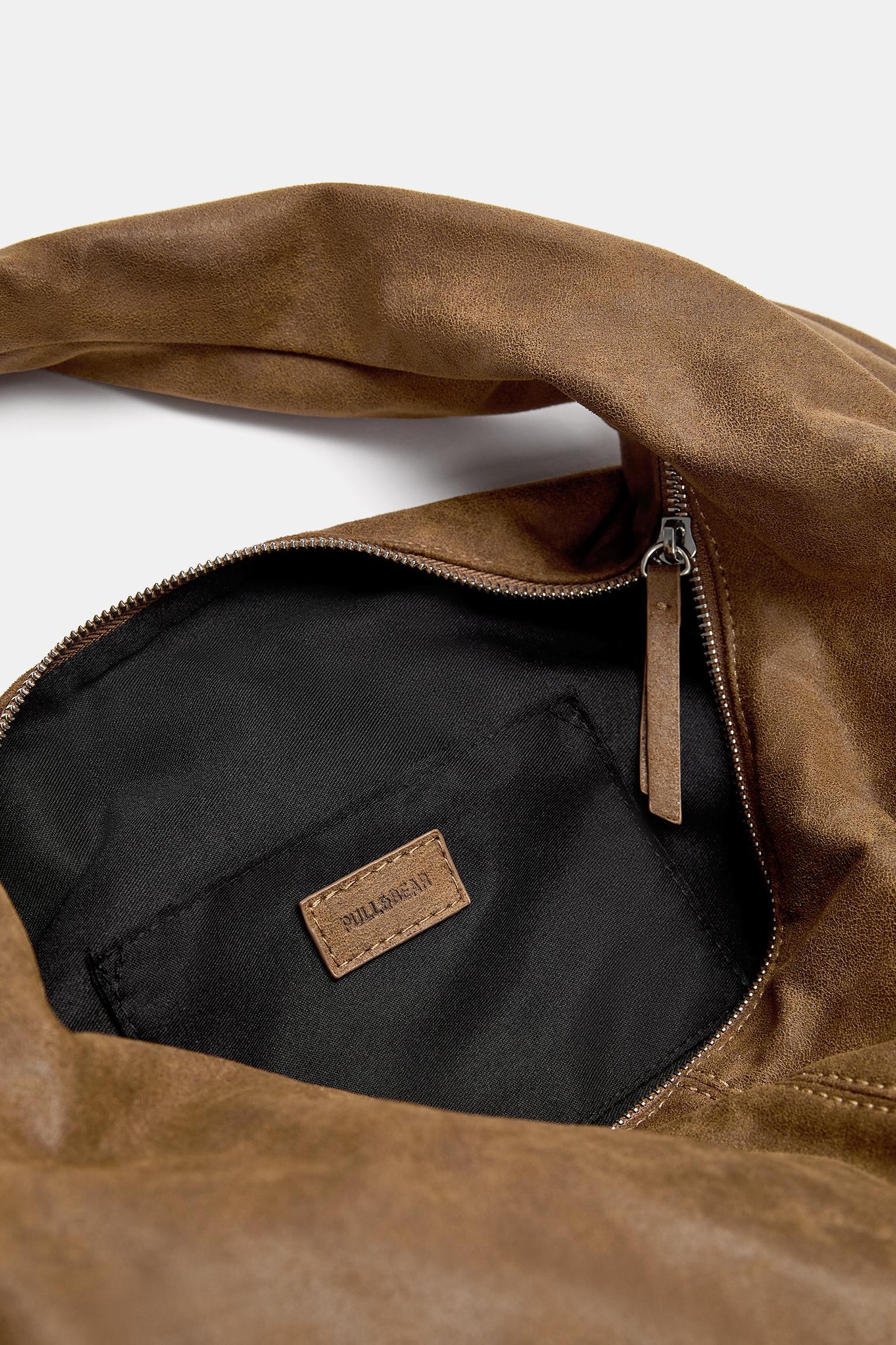 Faux leather shopper bag Product Image