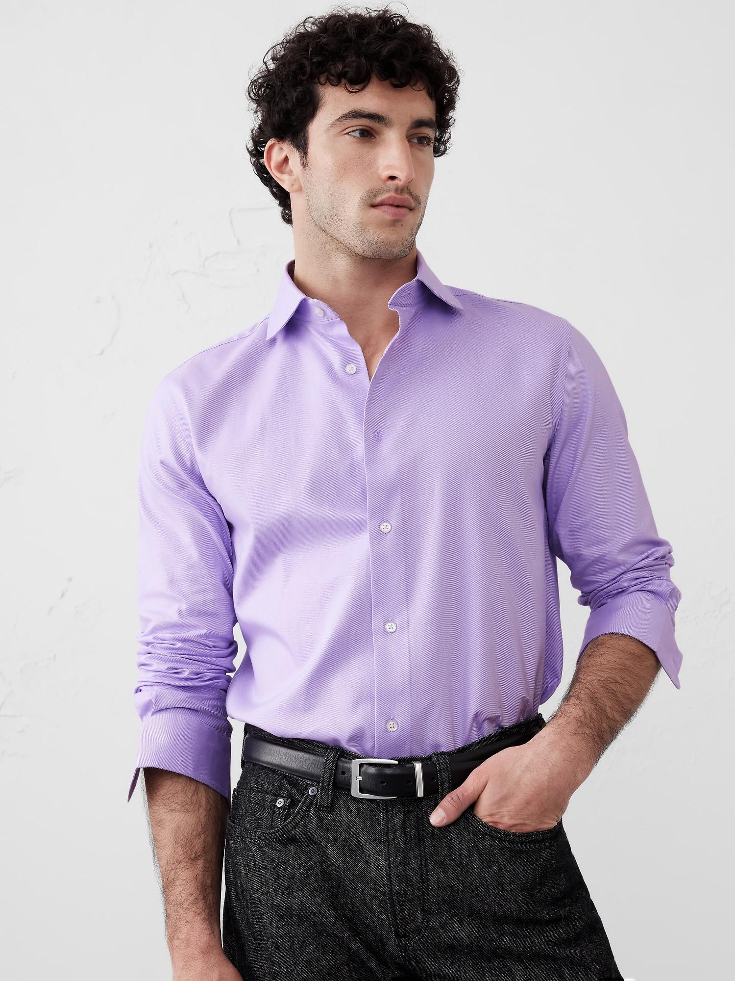 Slim Dobby Dress Shirt Product Image
