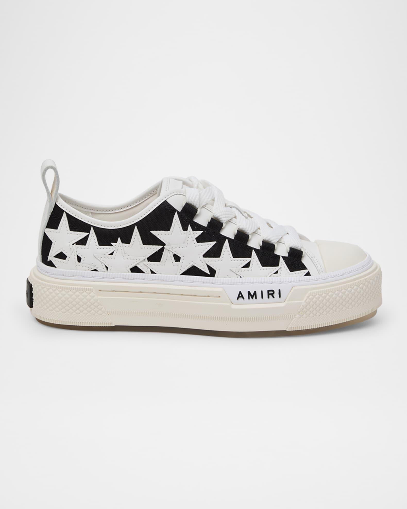 Stars Low-Top Canvas Platform Sneakers Product Image