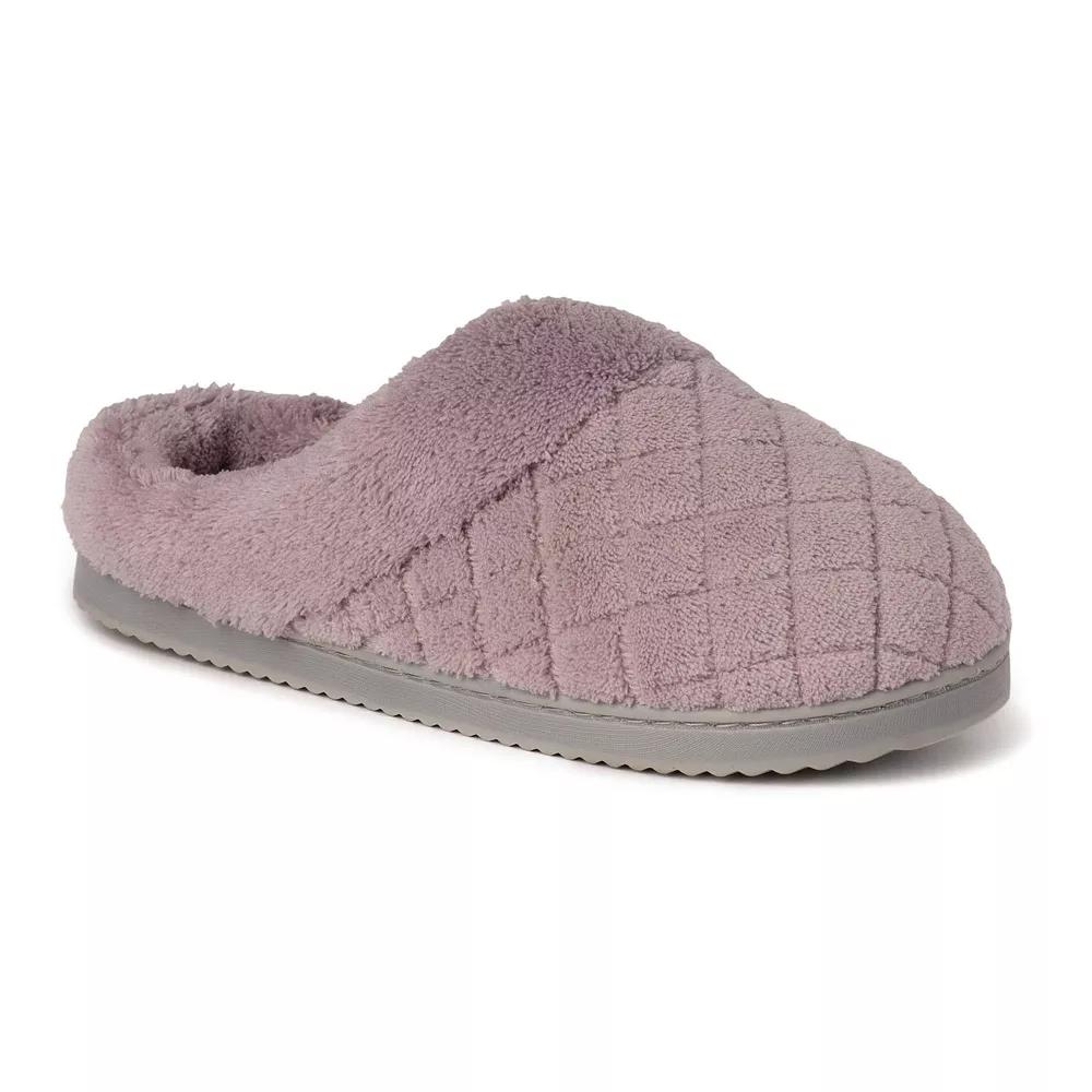 Dearfoams Libby Womens Quilted Terry Clog Slippers Product Image