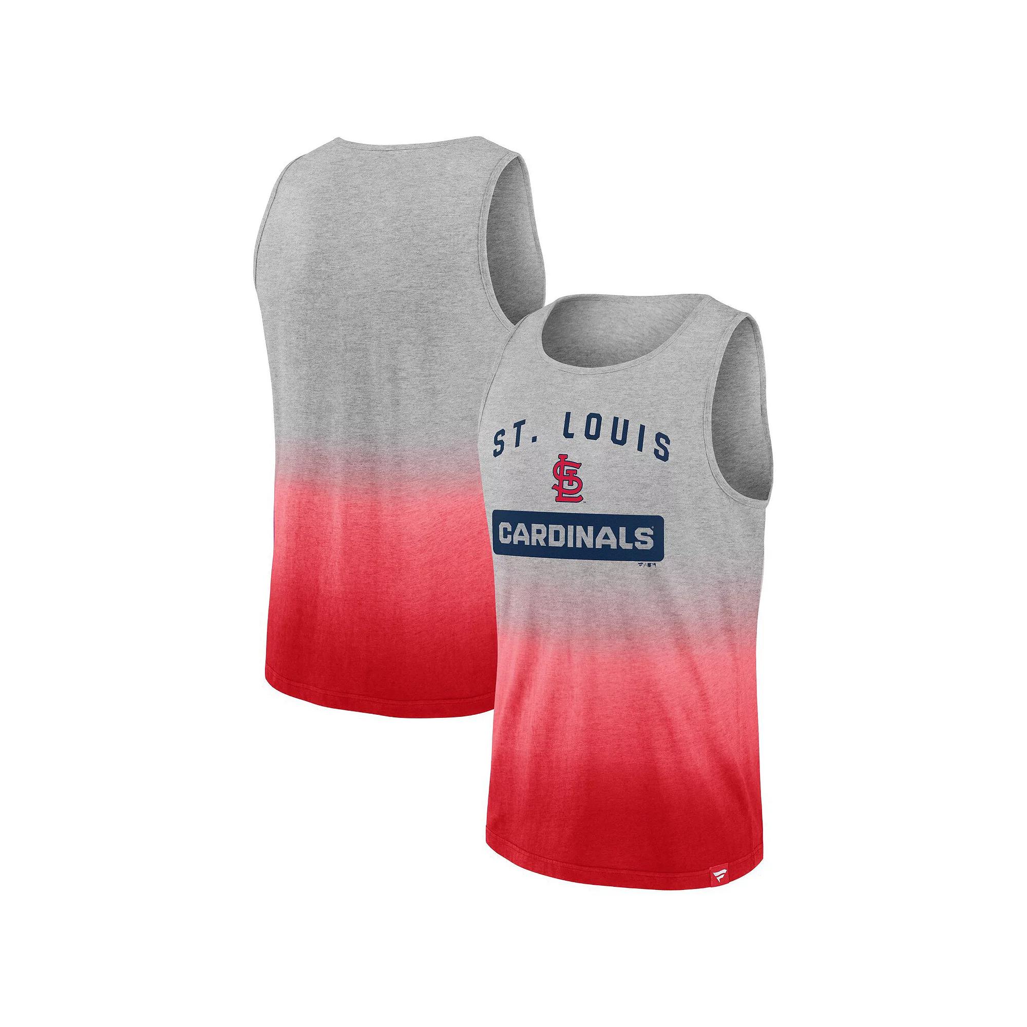 Men's Fanatics Branded Gray/Red St. Louis Cardinals Our Year Tank Top, Size: 2XL, Grey Product Image