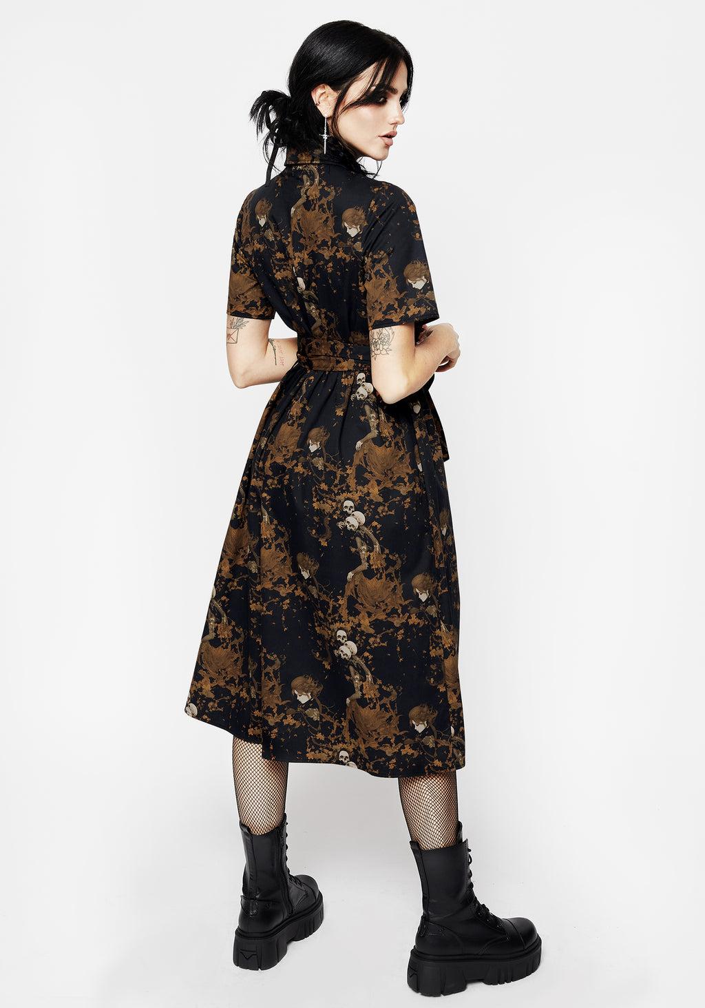 Underworld Cotton Midi Shirt Dress Product Image
