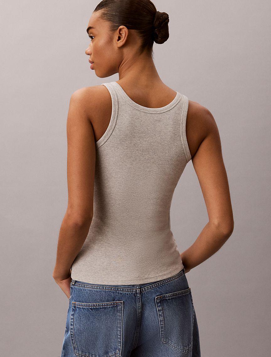 Contour Rib Logo Graphic Tank Top Product Image