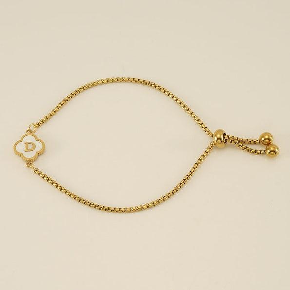 Clover Initial Bracelets Product Image