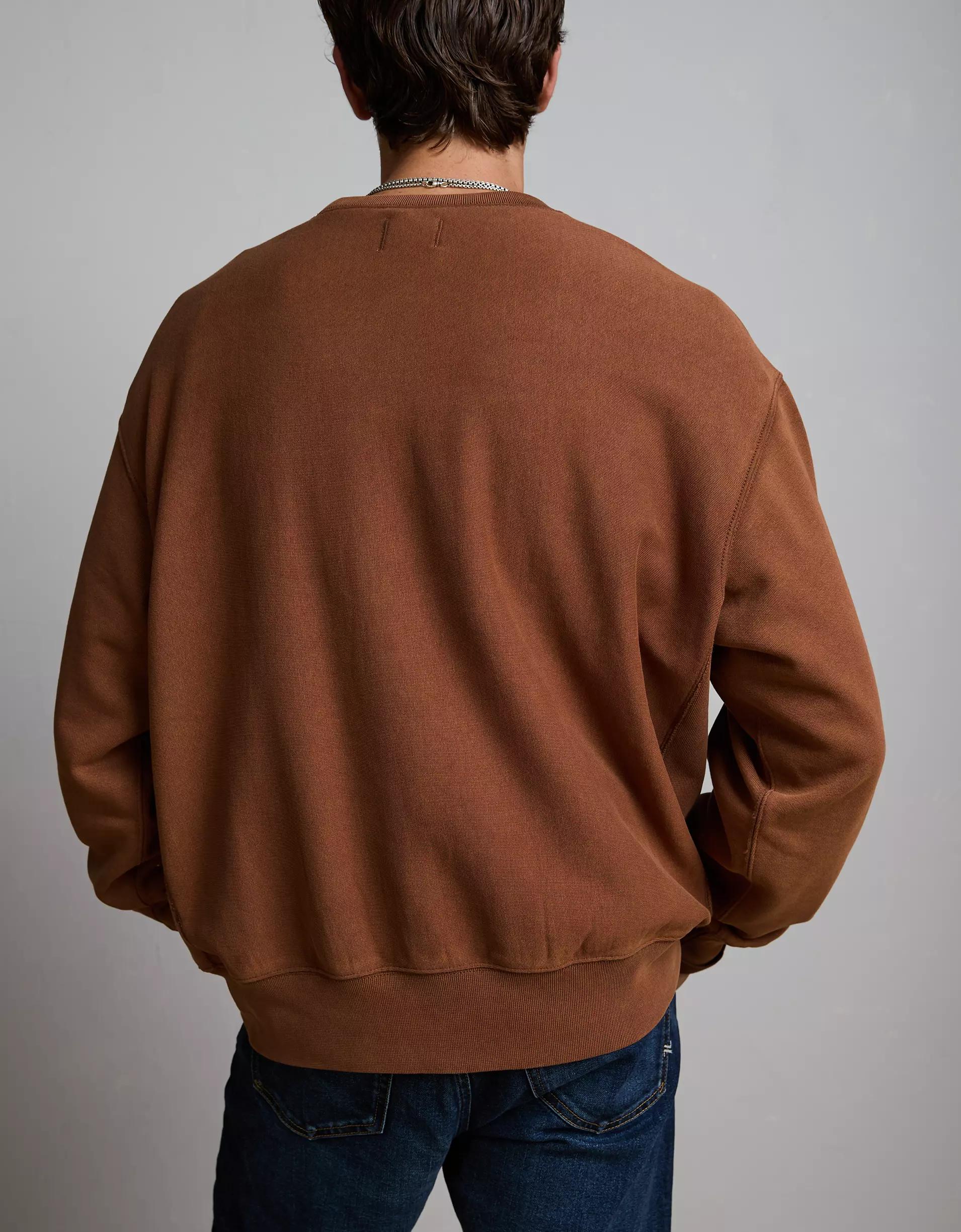 AE77 Premium Fleece Crew Neck Sweatshirt Product Image
