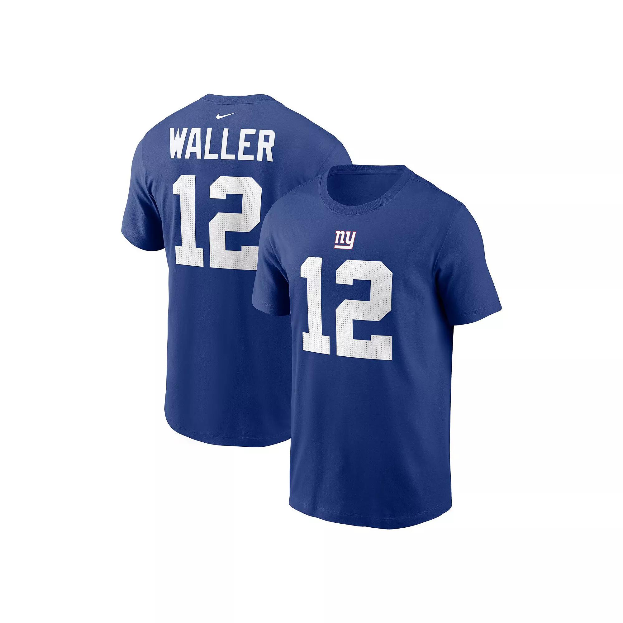 Men's Nike Darren Waller Royal New York Giants Player Name & Number T-Shirt, Size: Medium, Blue Product Image