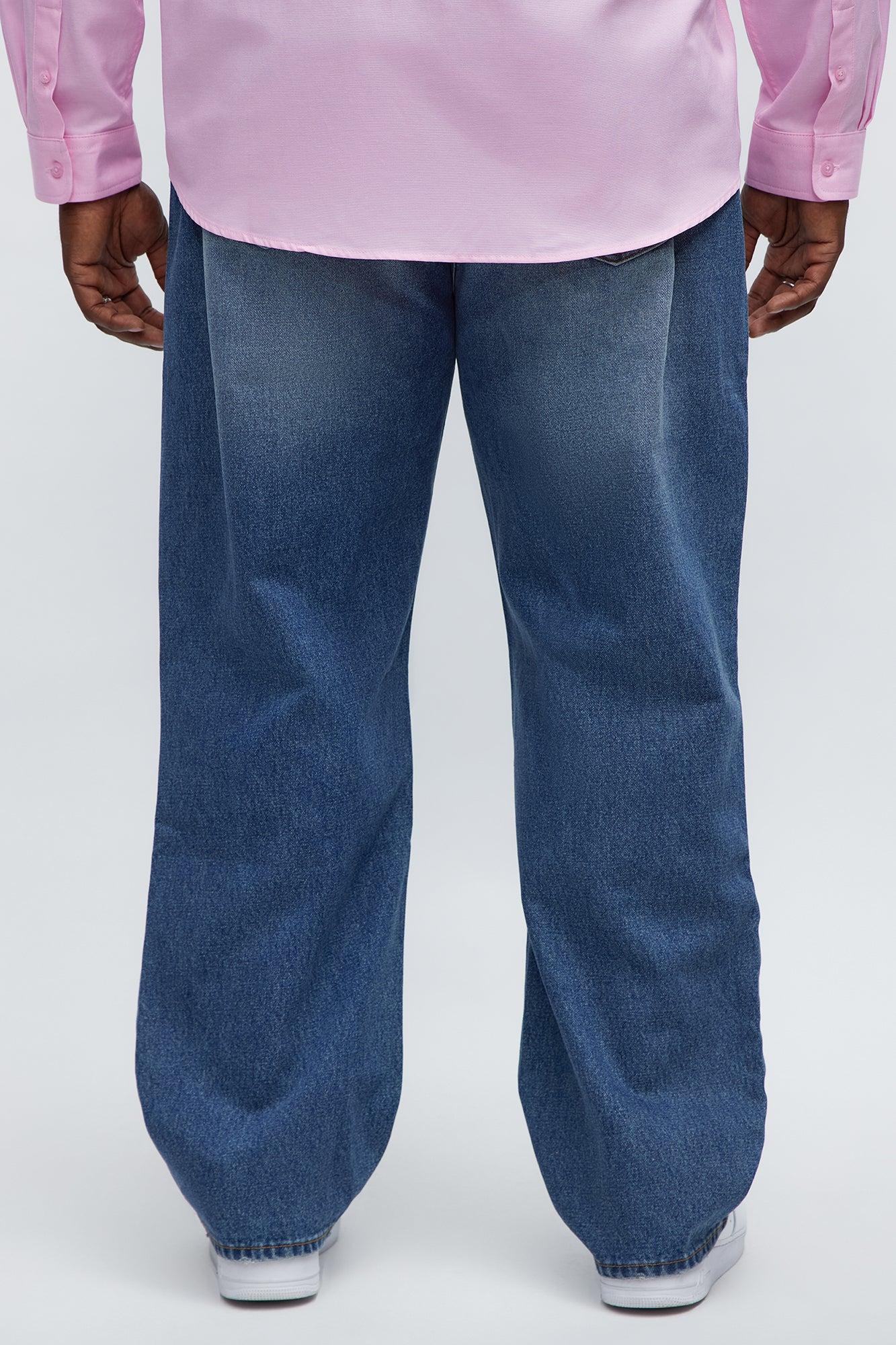 Straight Get To Know Me Ripped Jeans - Dark Wash Male Product Image