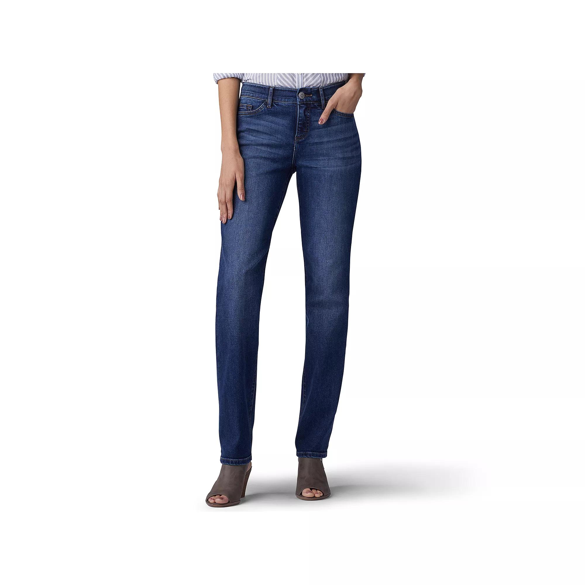 Women's Lee® Flex Motion Straight-Leg Jeans,  Product Image