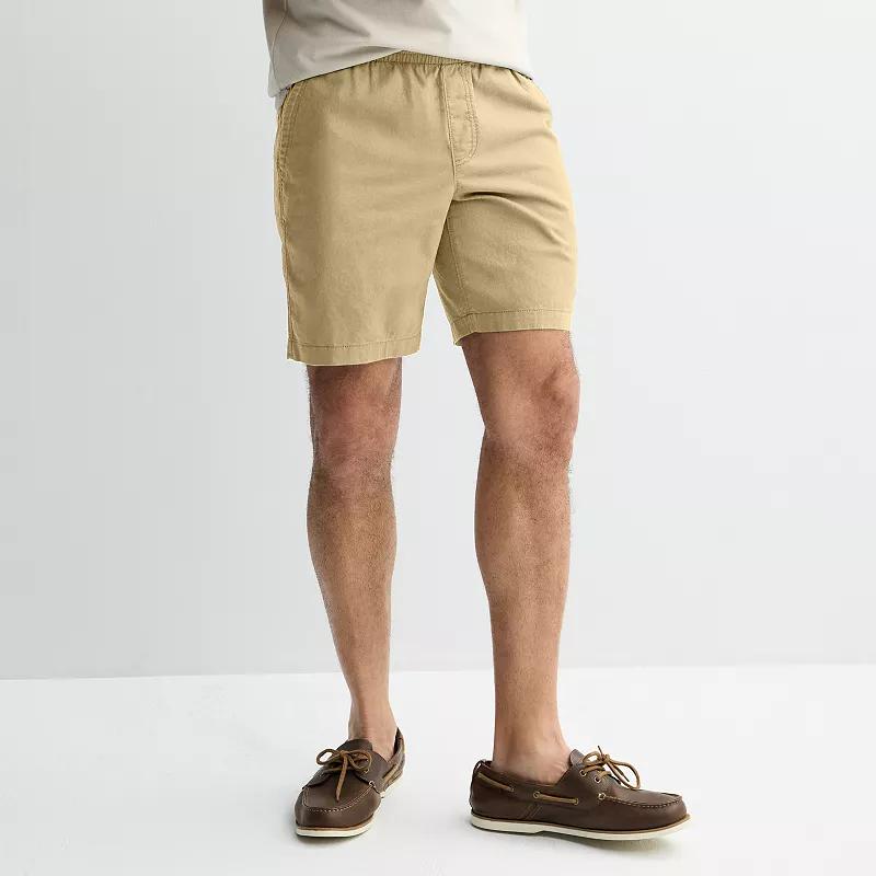 Men's Sonoma Goods For Life® 9" Everyday Pull-On Shorts, Size: Small 9 INCH, Alloy Product Image