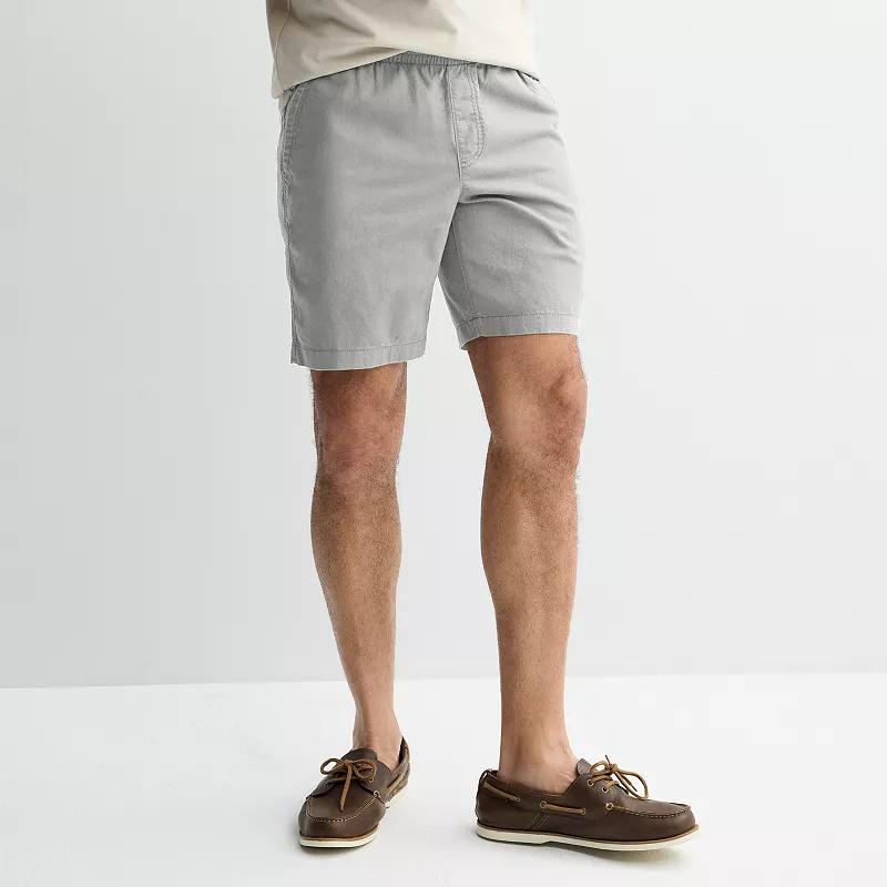 Men's Sonoma Goods For Life® 9" Everyday Pull-On Shorts, Size: Small 9 INCH, Alloy Product Image