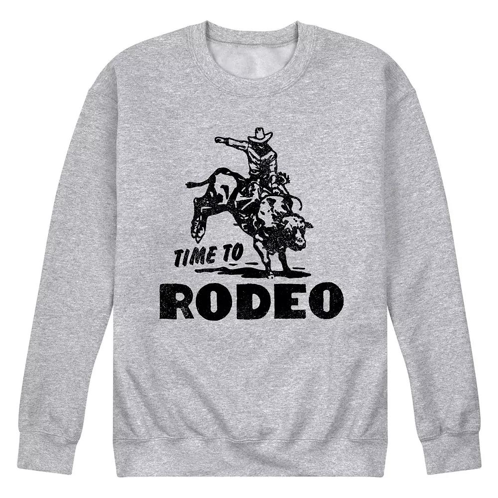 Men's Time To Rodeo Sweatshirt,  Product Image