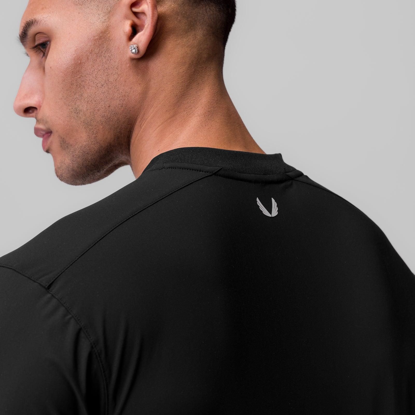 1087. Tetra-Lite® Ice Zip Tee - Black Product Image