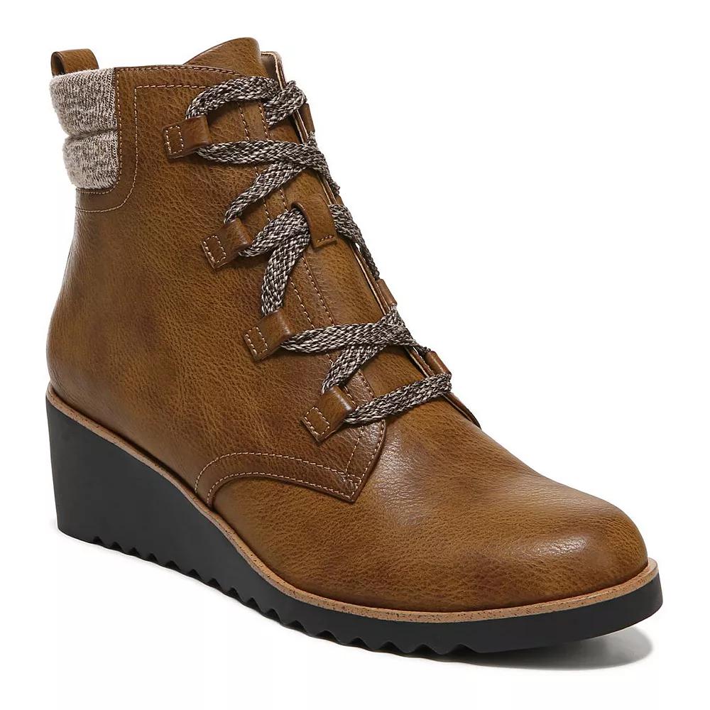 LifeStride Zone Women's Wedge Boots, Size: 9.5 Wide, Whiskey Brown Product Image