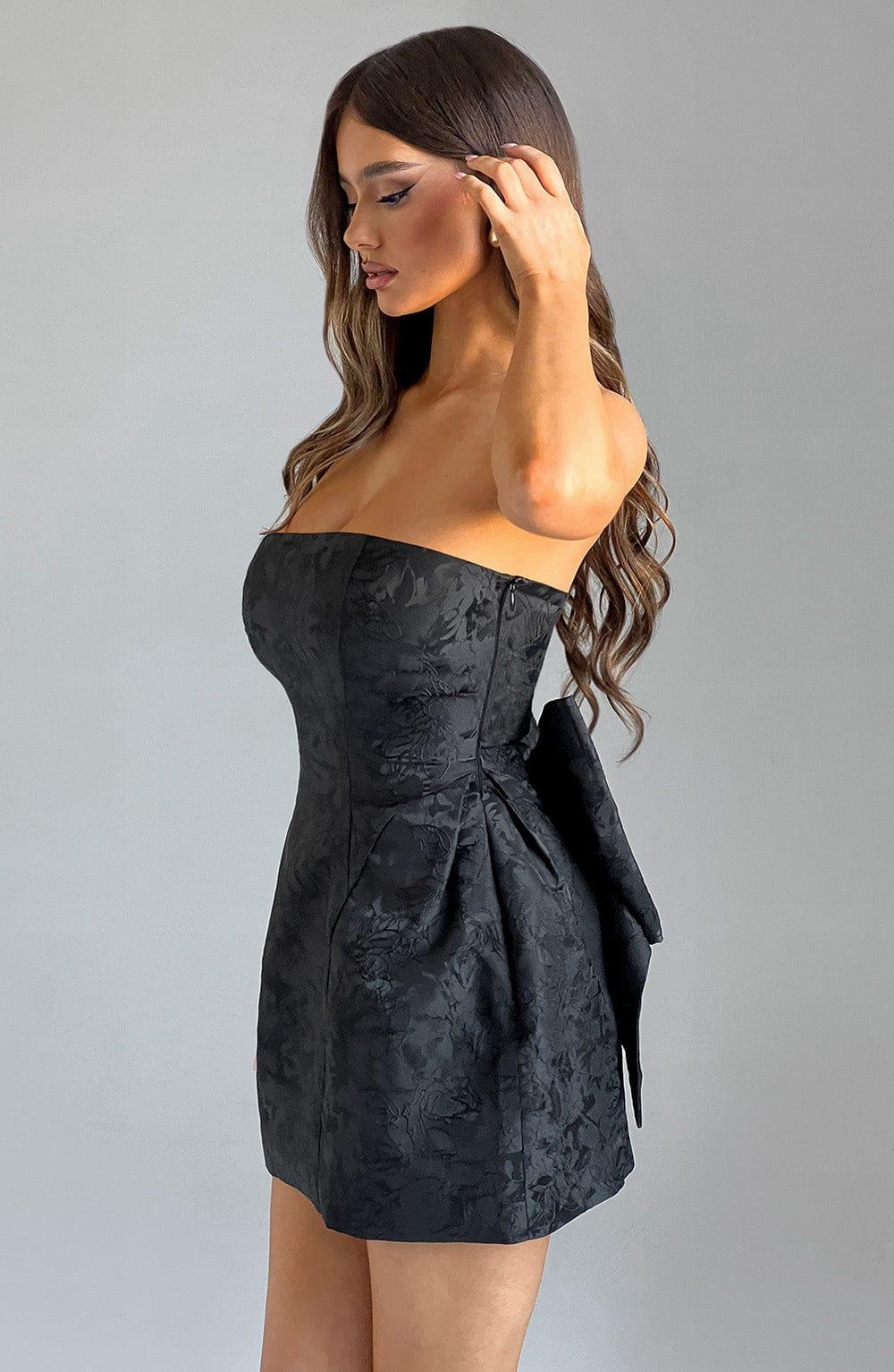 Elenora Mini Dress - Black Product Image
