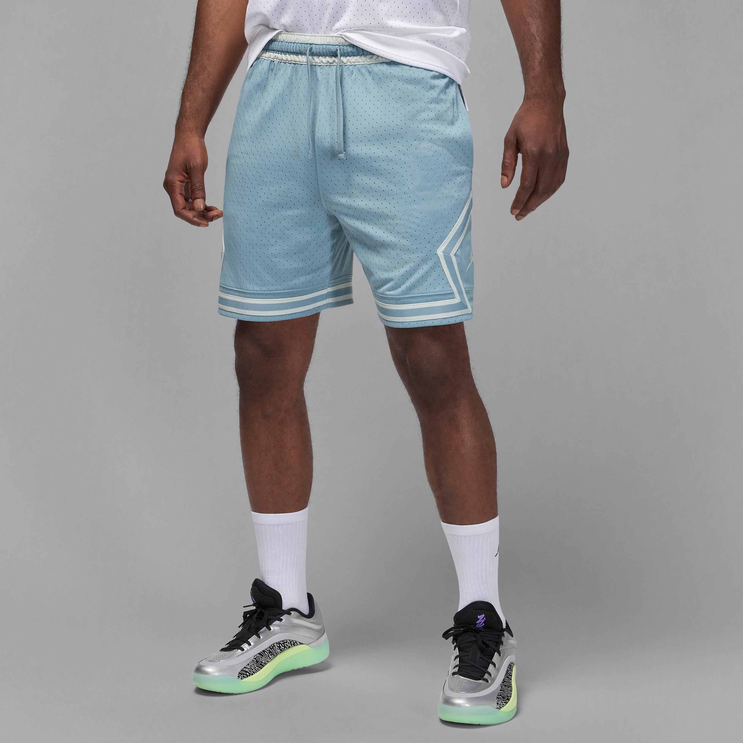 Mens Jordan Sport Dri-FIT Mesh Diamond Shorts | HF9910-041 Product Image