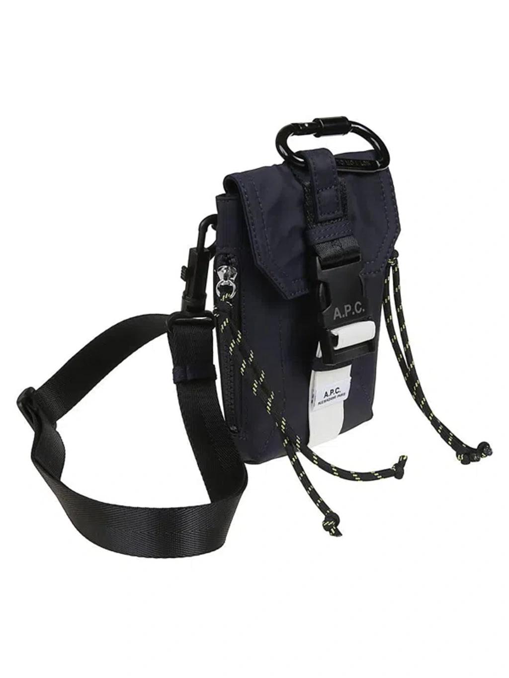 APC Navy Trek Crossbody Pouch In Iak Dark Navy Product Image