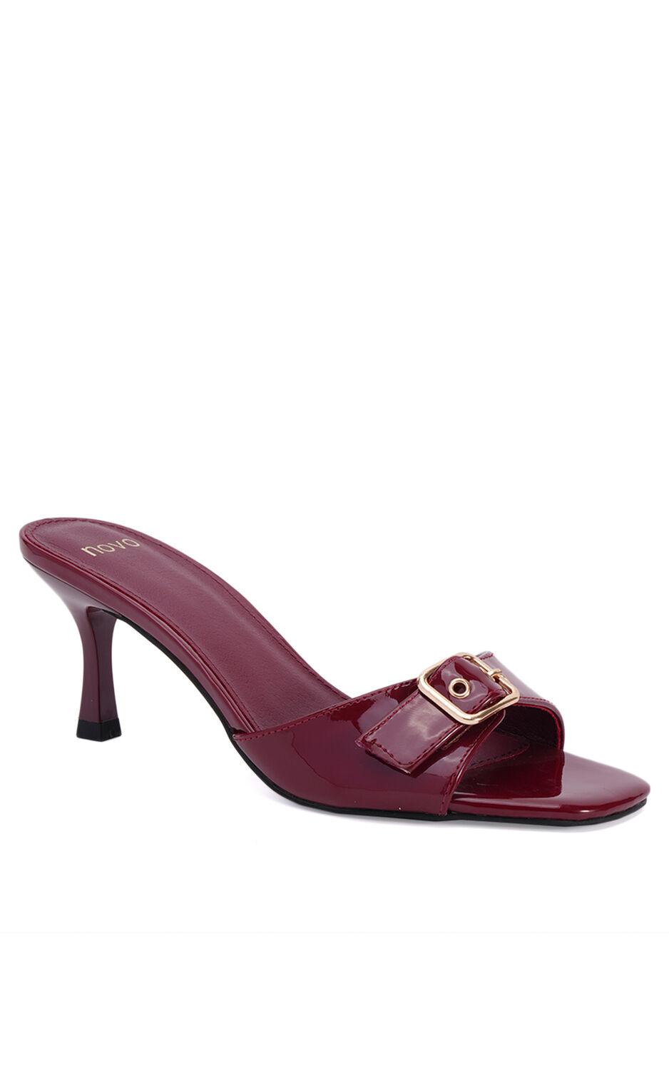 Novo - Venezia Hardware Detail Heels in Deep Red Patent Product Image