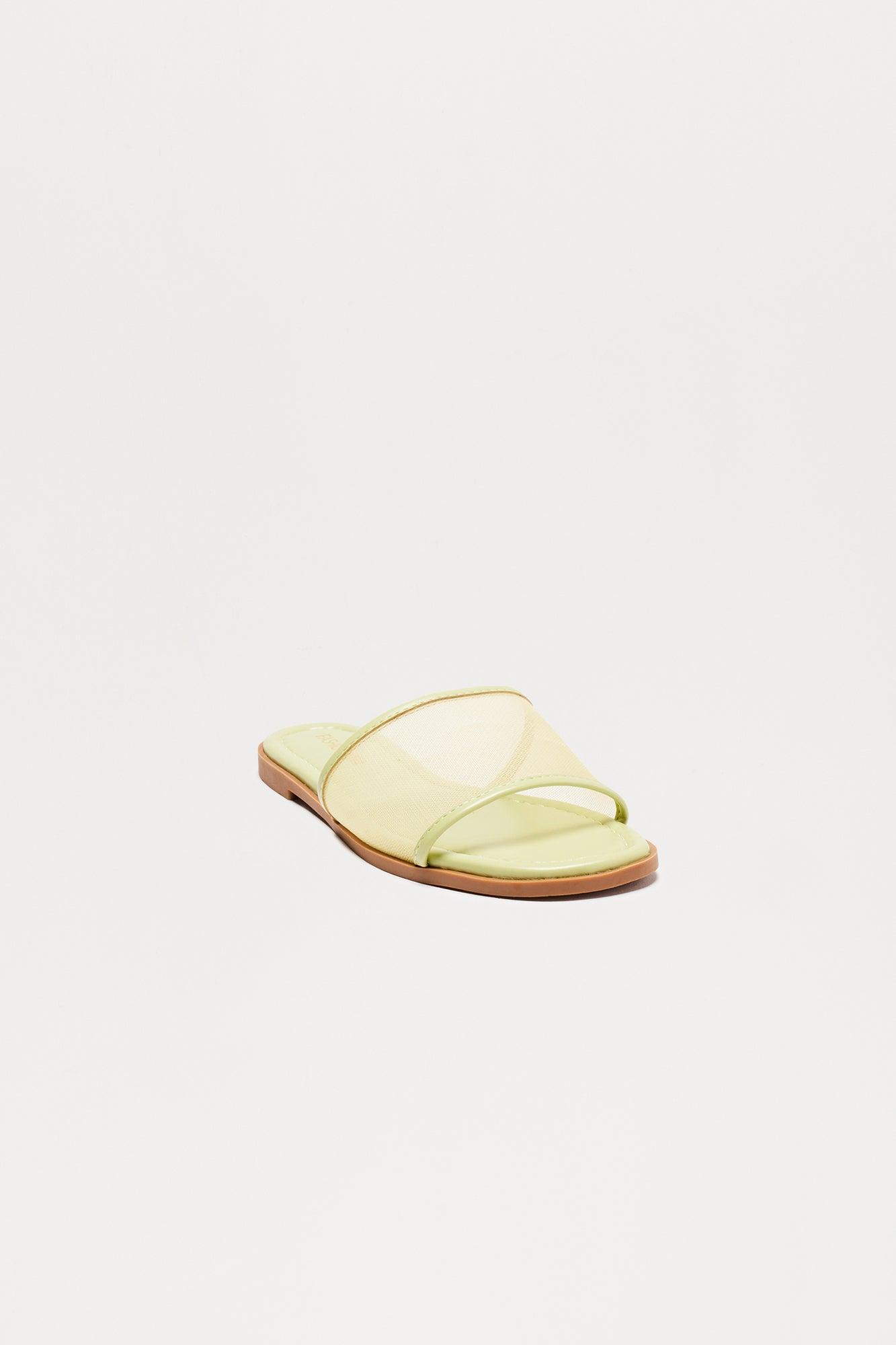 Coralie Mesh Sandals - Green Product Image