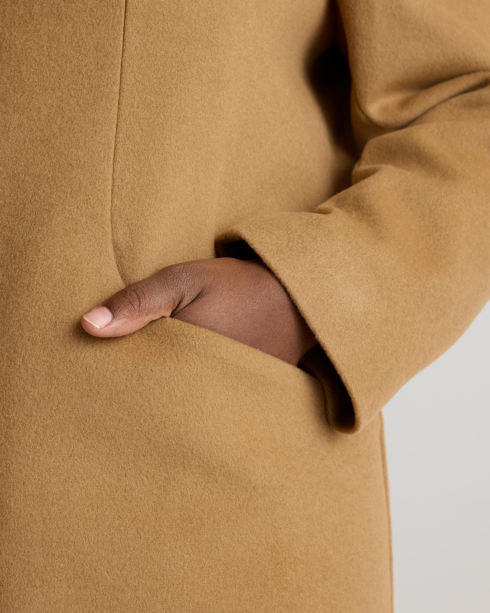 Quince | Women's Italian Wool Cocoon Coat Wool/Nylon Product Image