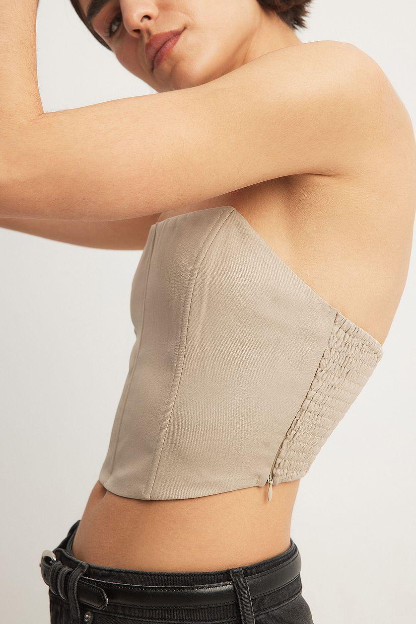 Smock Back Corset Top Product Image