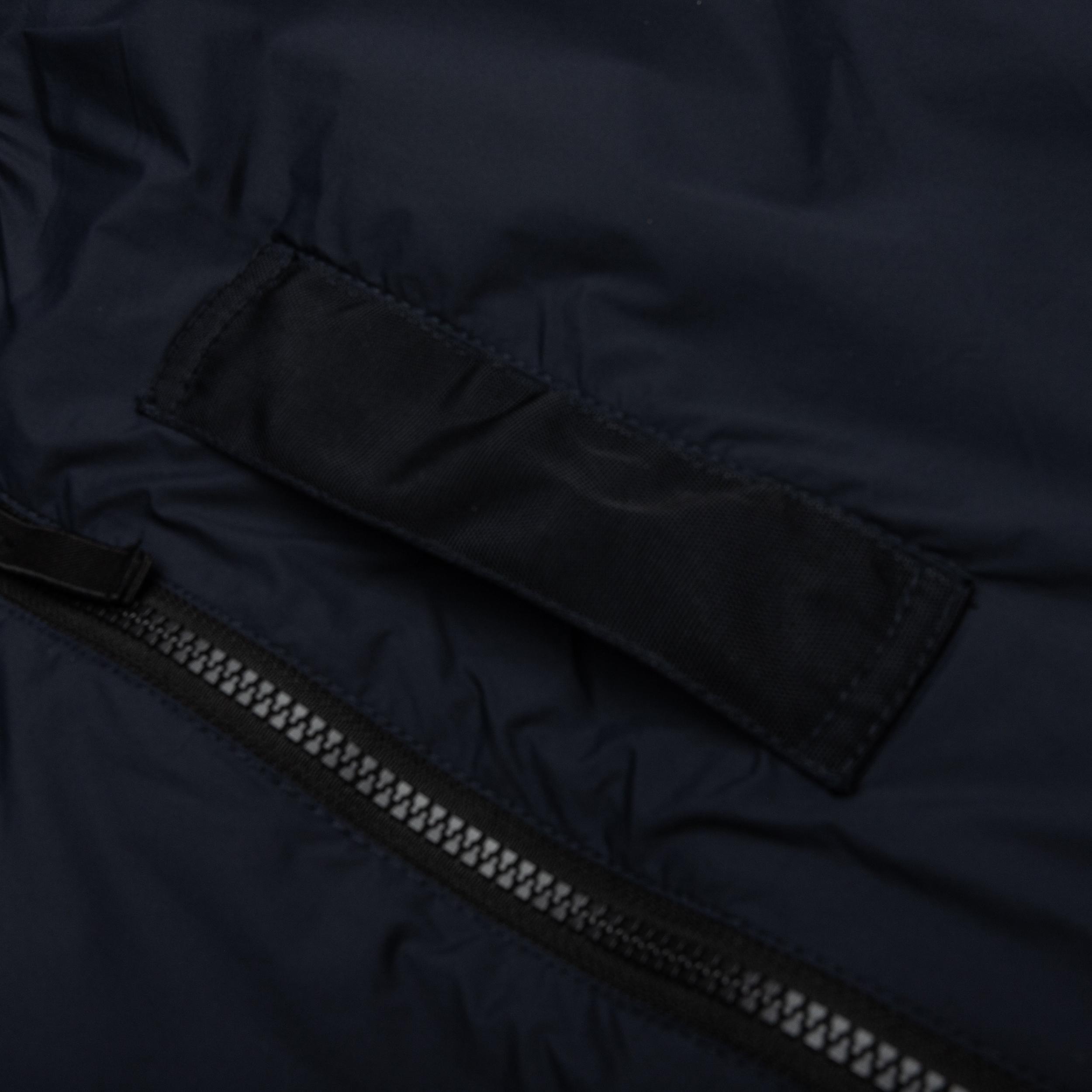 Skin Touch Nylon Bomber Jacket - Navy Blue Male Product Image