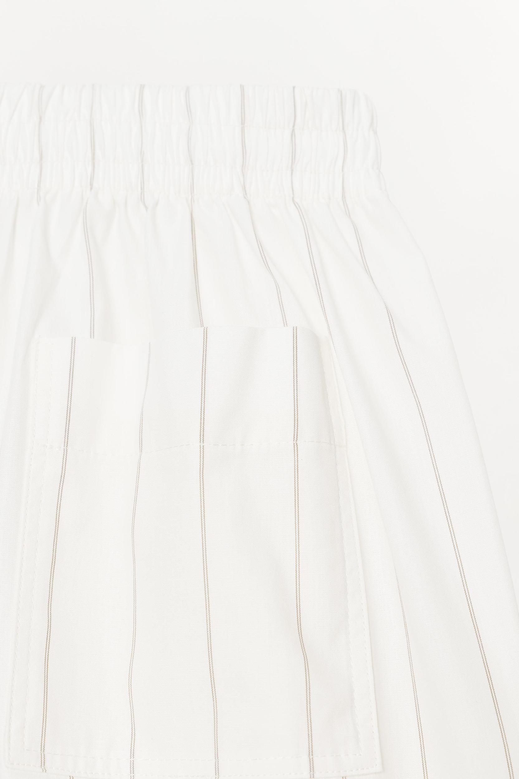 STRIPED BOXER PAJAMA SHORTS Product Image