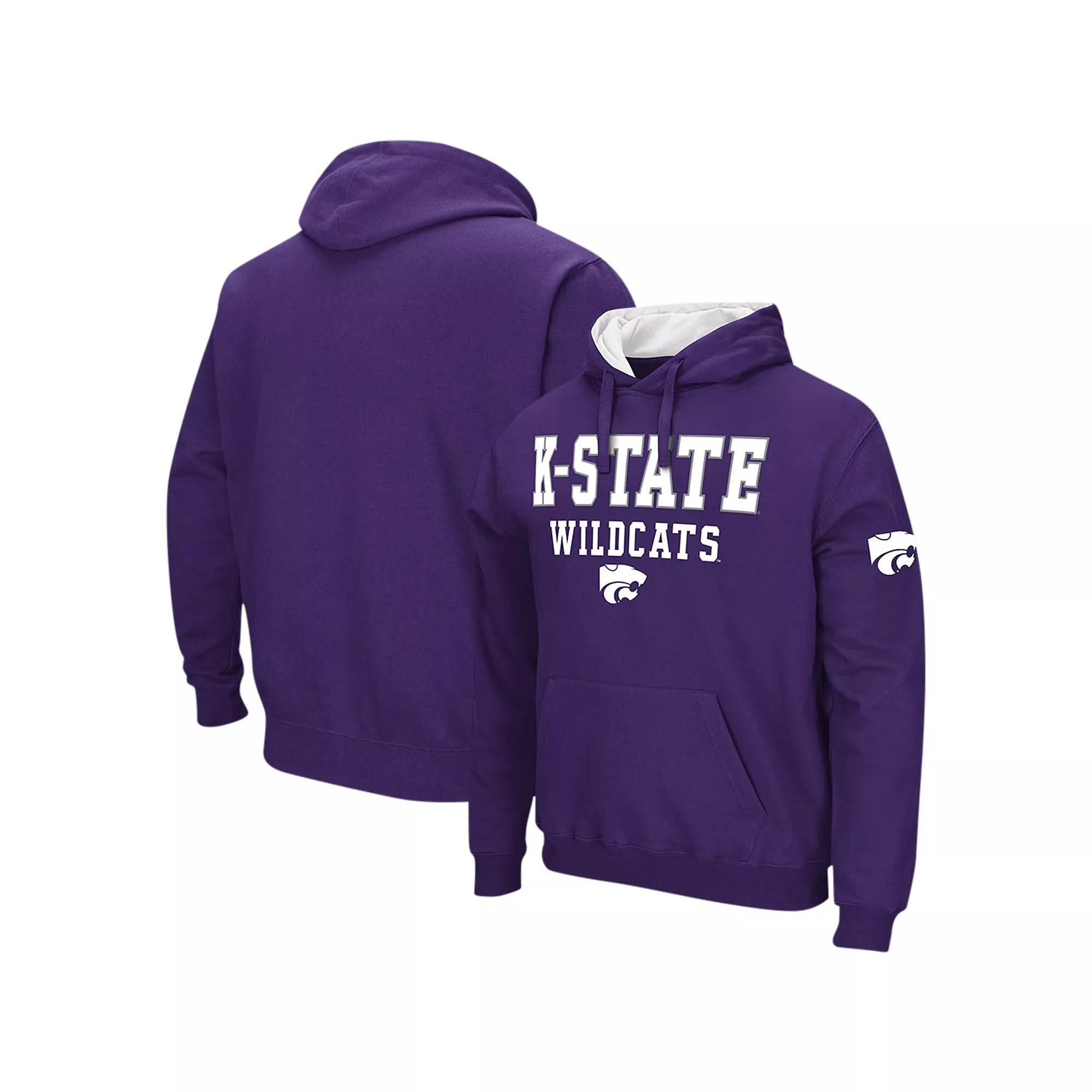 Men's Colosseum Purple Kansas State Wildcats Sunrise Pullover Hoodie,  Product Image