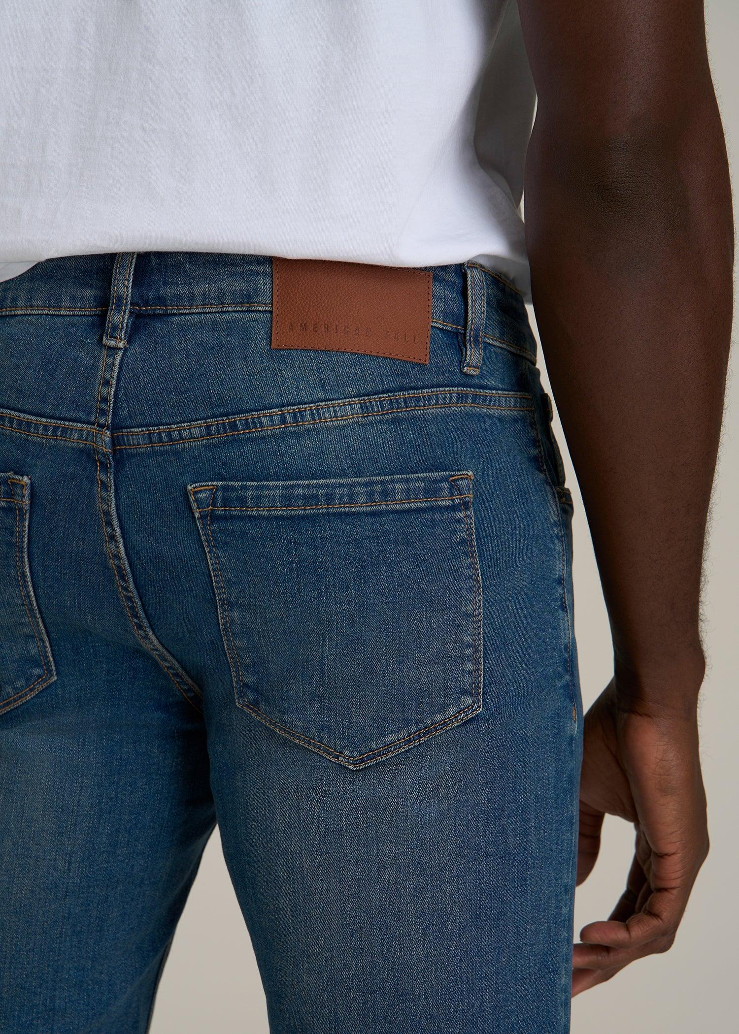 Carman TAPERED Jeans for Tall Men in Worn Blue Male Product Image