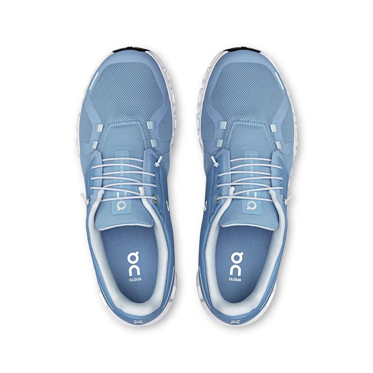 On Running Mens Cloud 6 - Chambray White Product Image