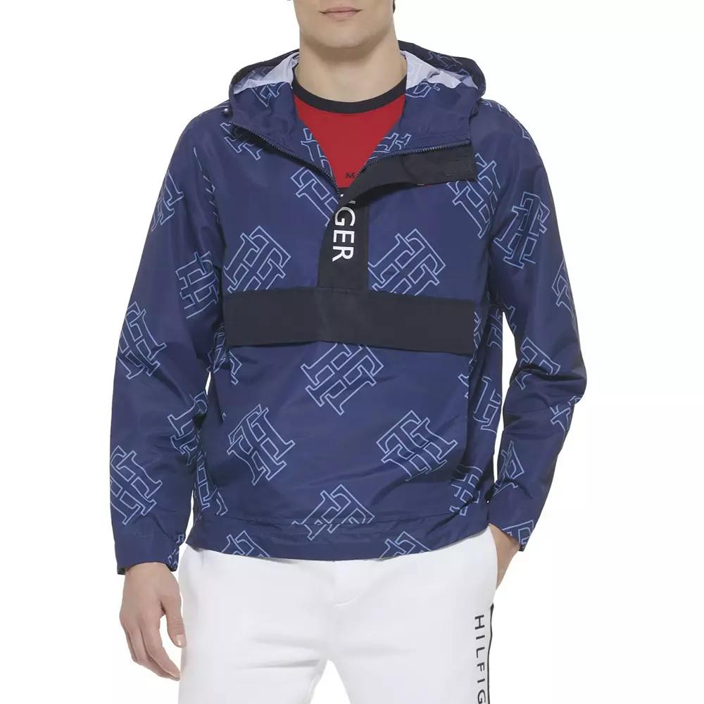 Men's Tommy Hilfiger Hooded Taslan Popover Jacket,  Product Image