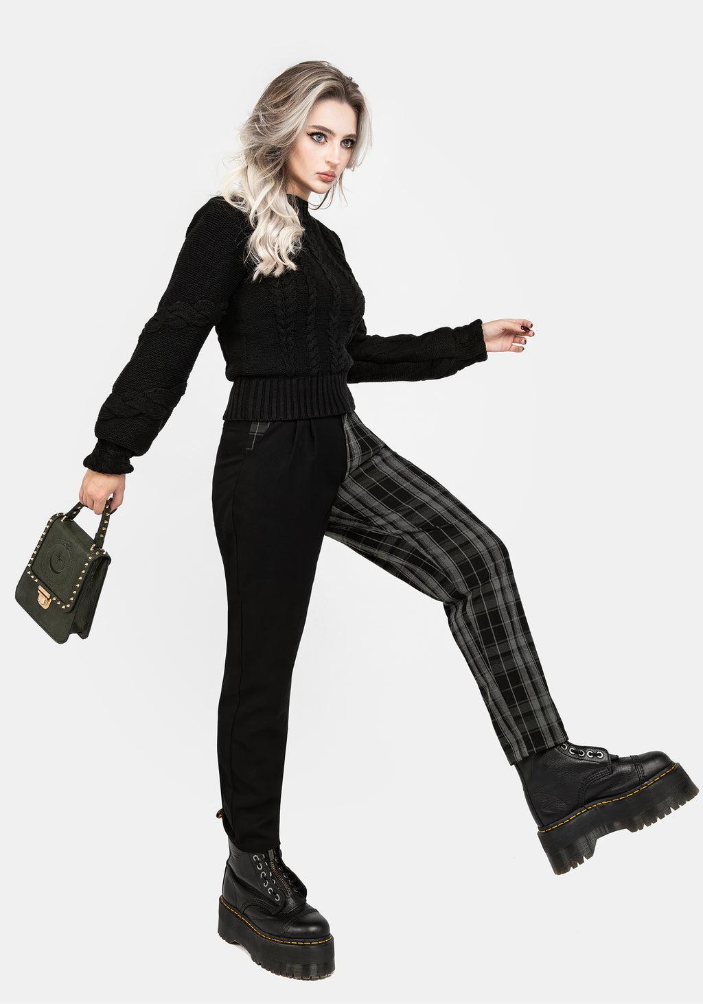 Checkmate High Waist Tapered Trousers Product Image