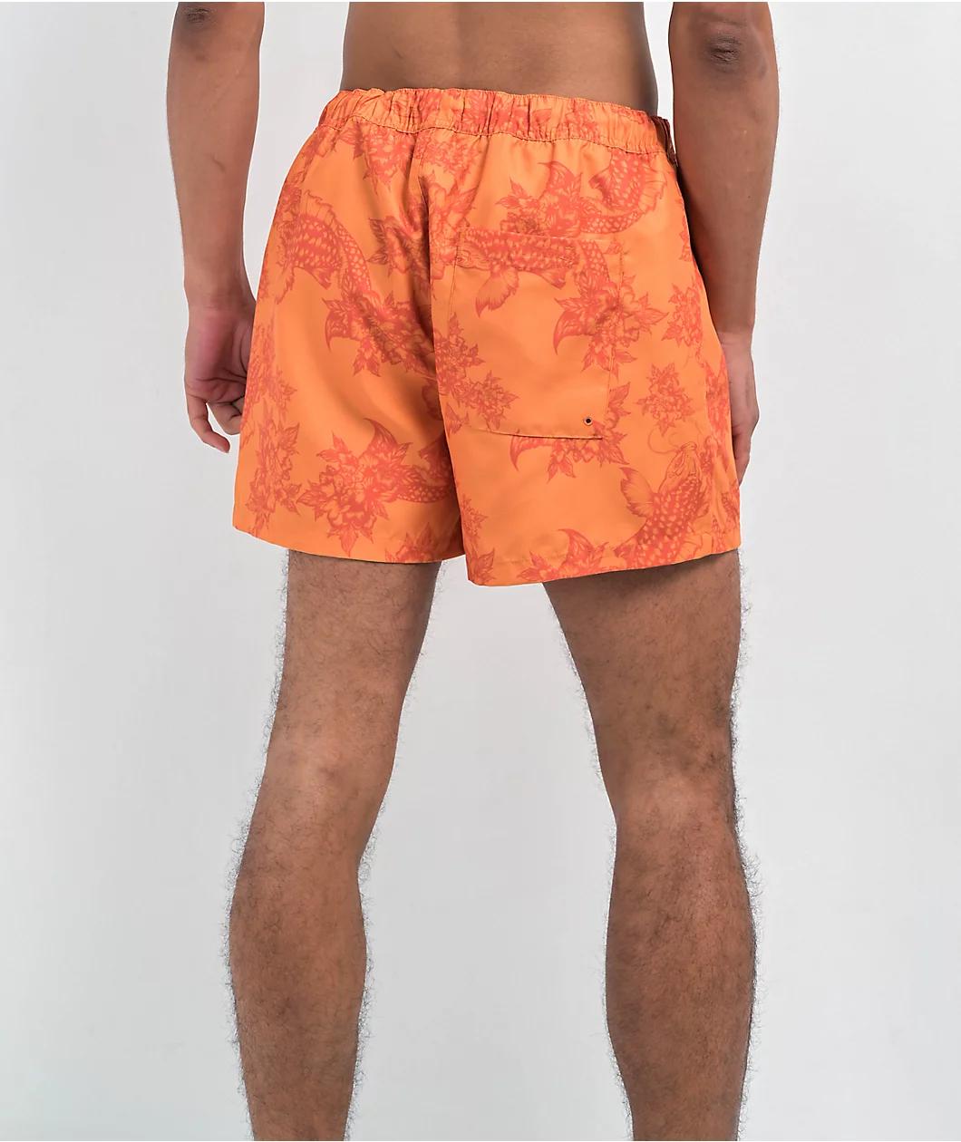 Empyre Ollie Koi Orange Board Shorts  Product Image