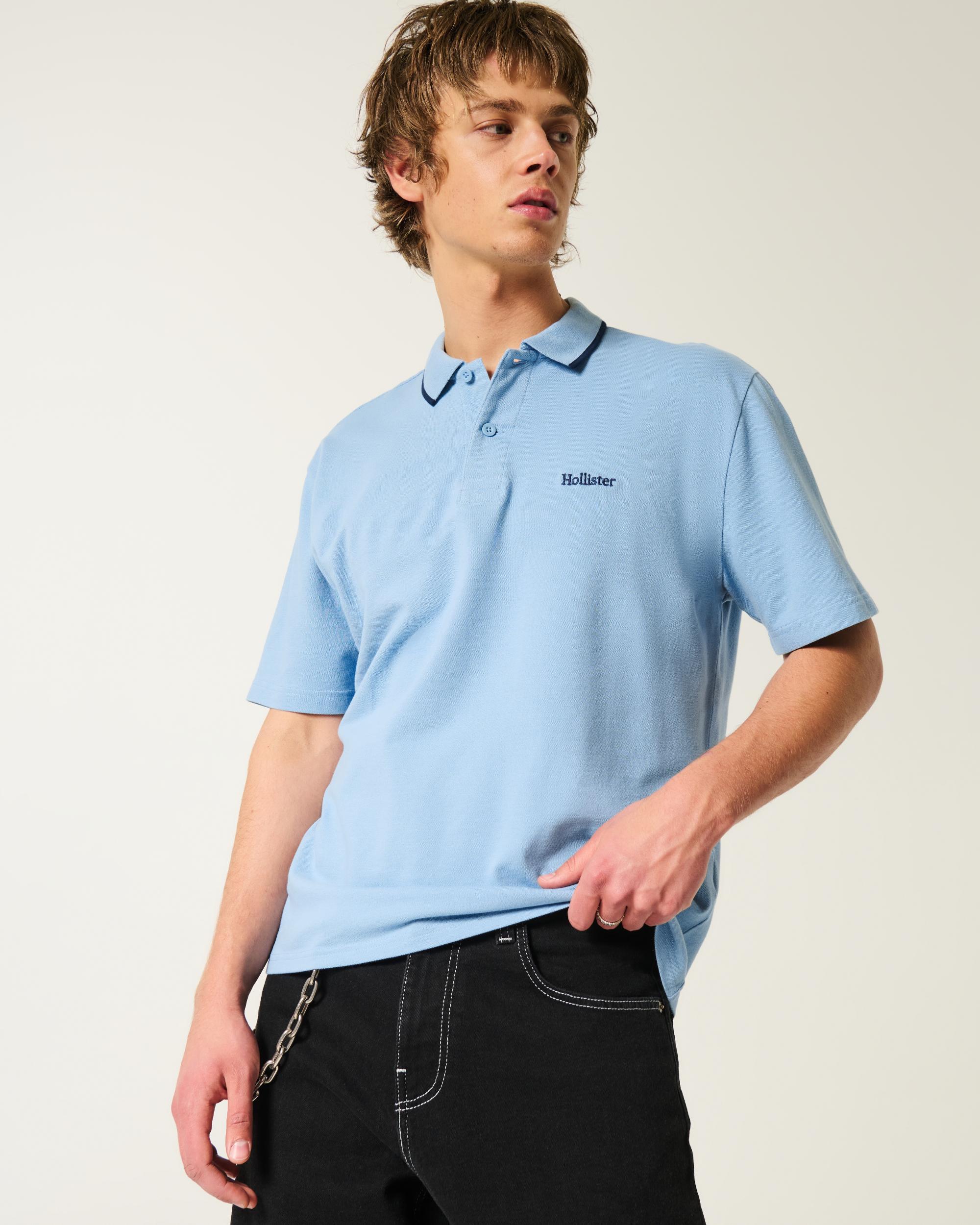 Relaxed Logo Polo Product Image