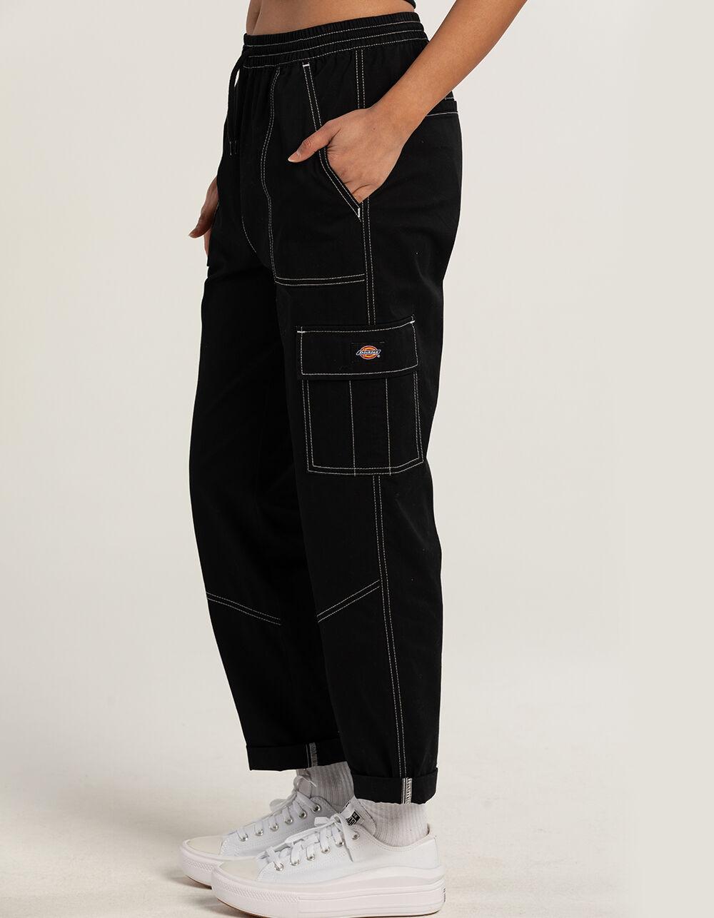 DICKIES Womens Cargo Pants - BLACK Product Image