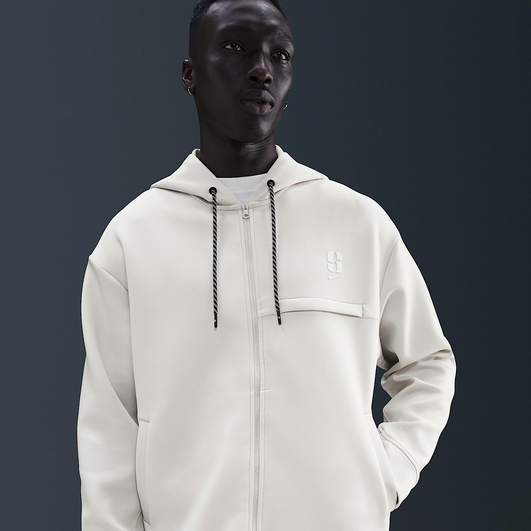 Nike Womens Sabrina Dri-FIT Loose Full-Zip Basketball Hoodie | IH3916-104 Product Image