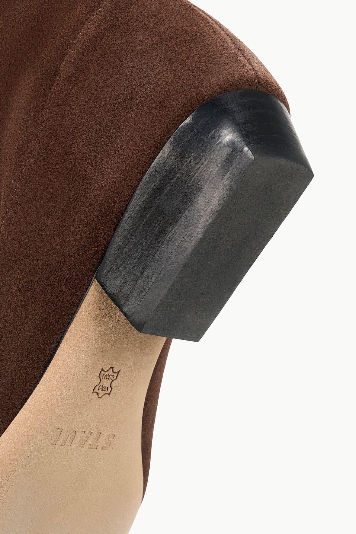 WALLY FLAT BOOT | MAHOGANY SUEDE Product Image