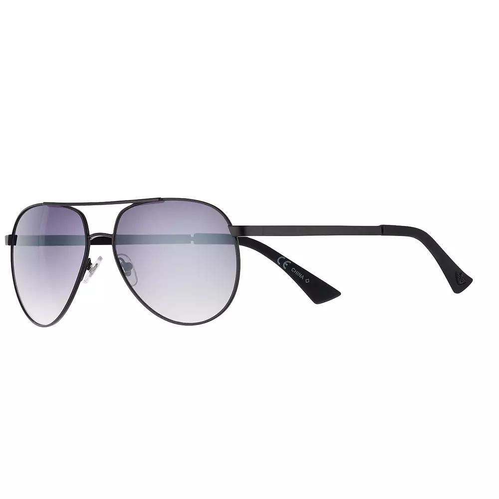 Men's Dockers® Matte Black Smoke Aviator Glasses Product Image
