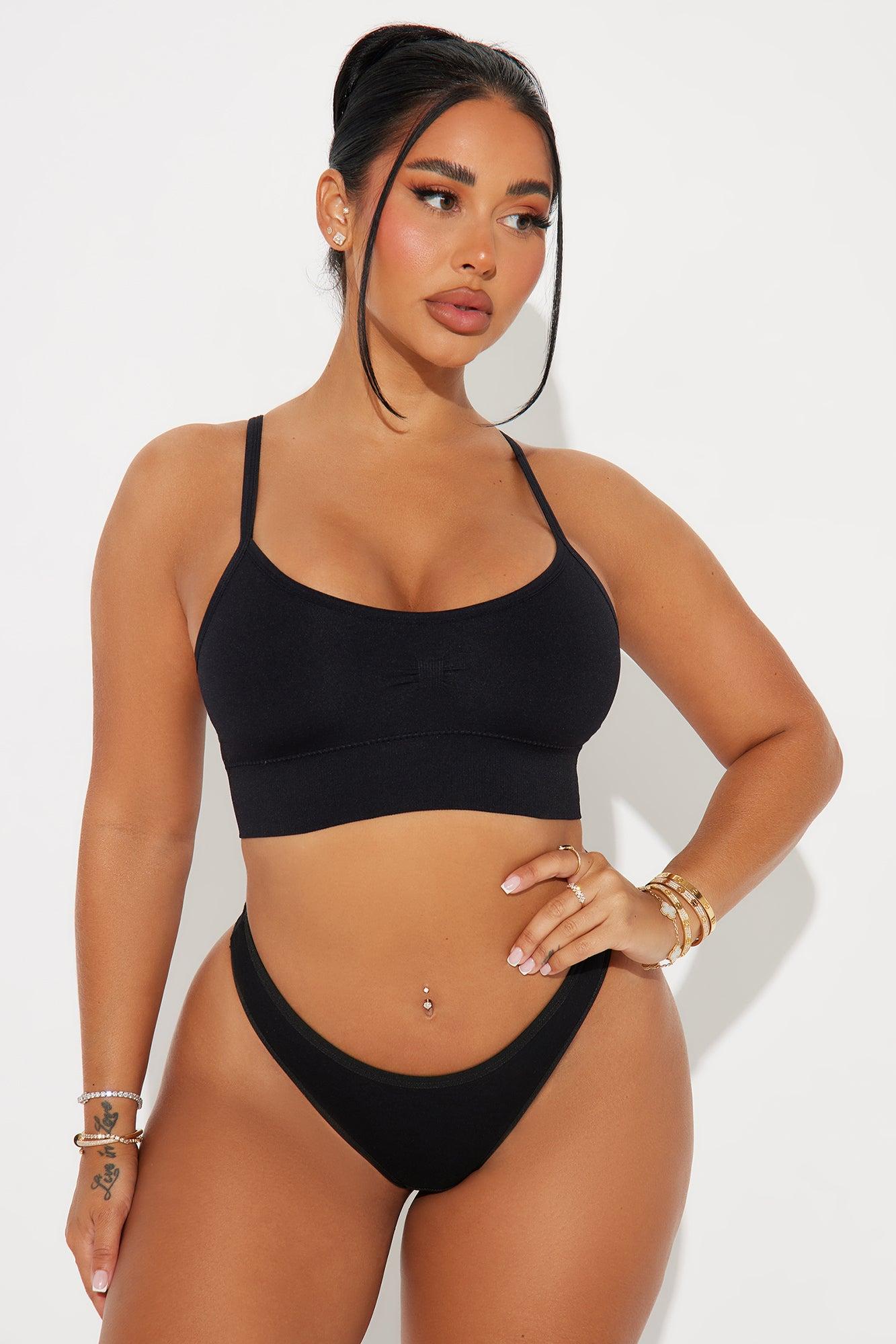 Easy Seamless Ruched Bra 2 Pack - Black/combo Product Image