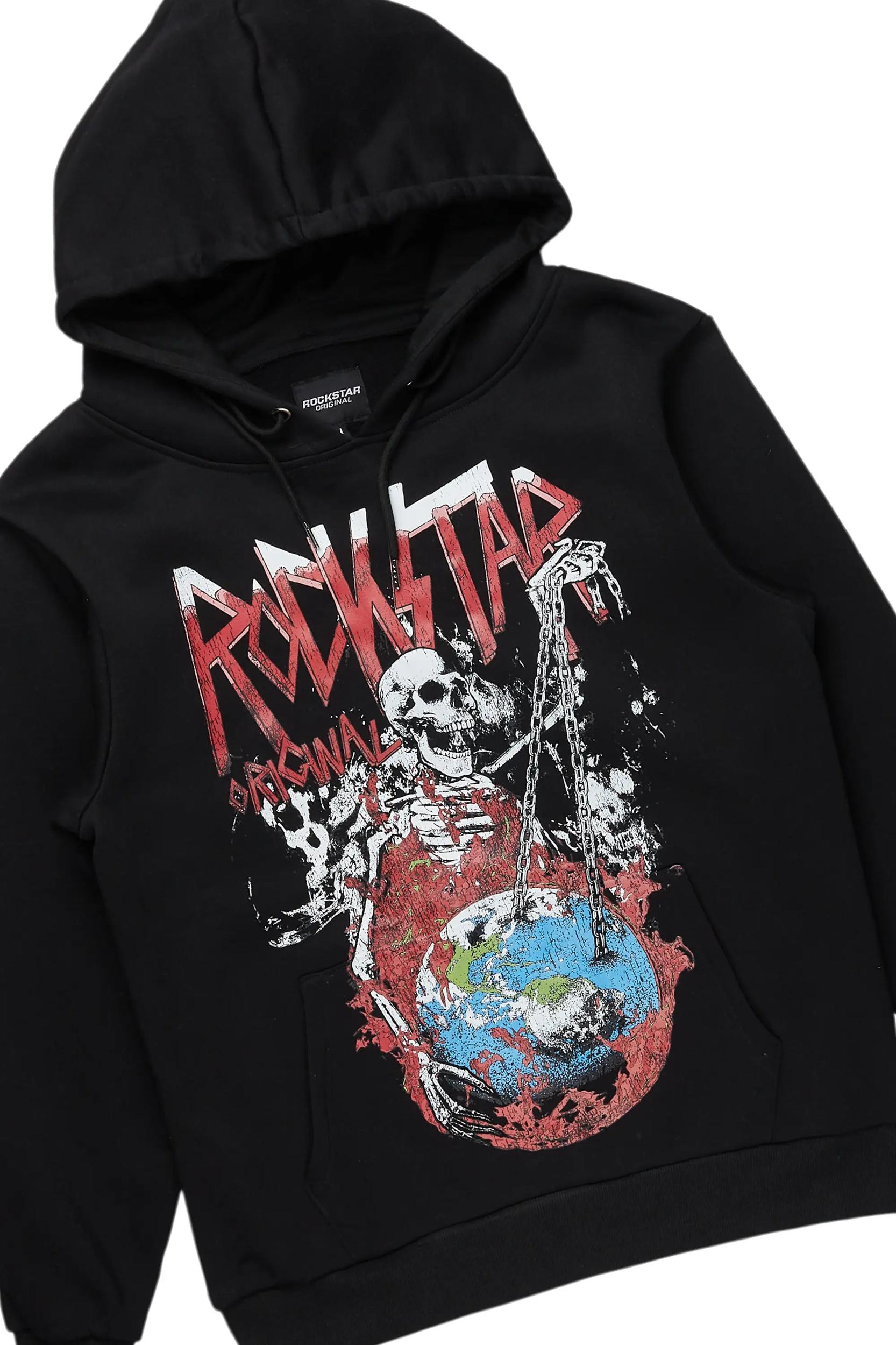 Barrett Black Hoodie & Zeta Slim Fit Jean Bundle Male Product Image