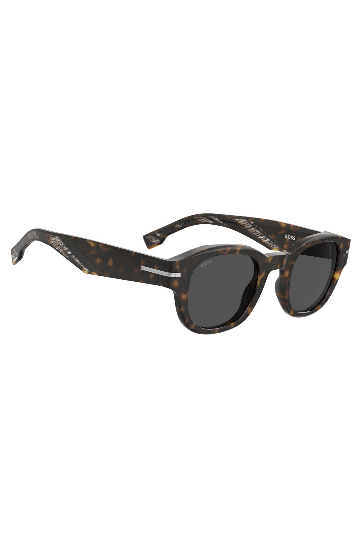 Patterned-acetate sunglasses with silver-tone hinges Product Image