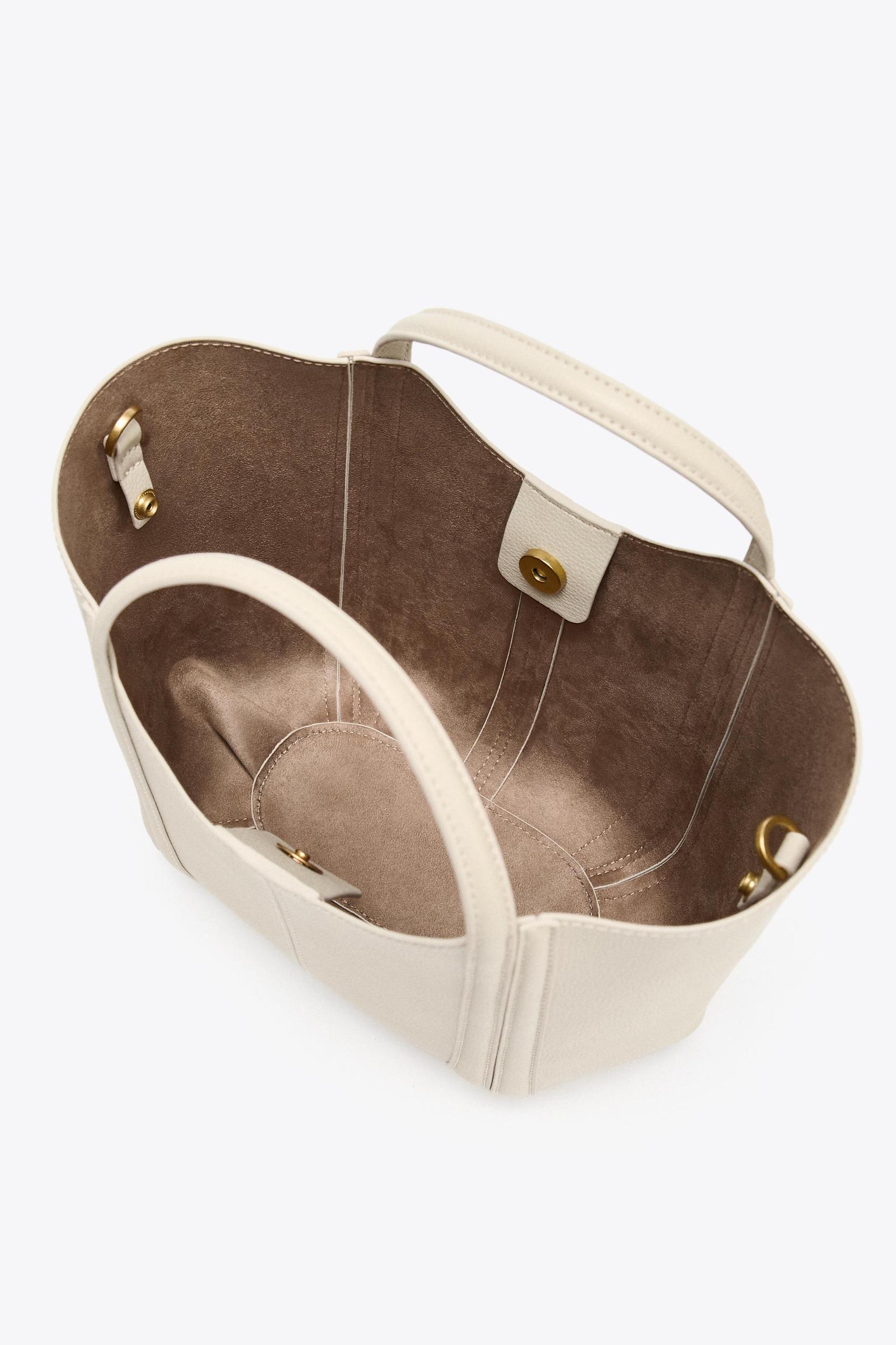 TOPSTITCHED MINI CITY BAG Product Image