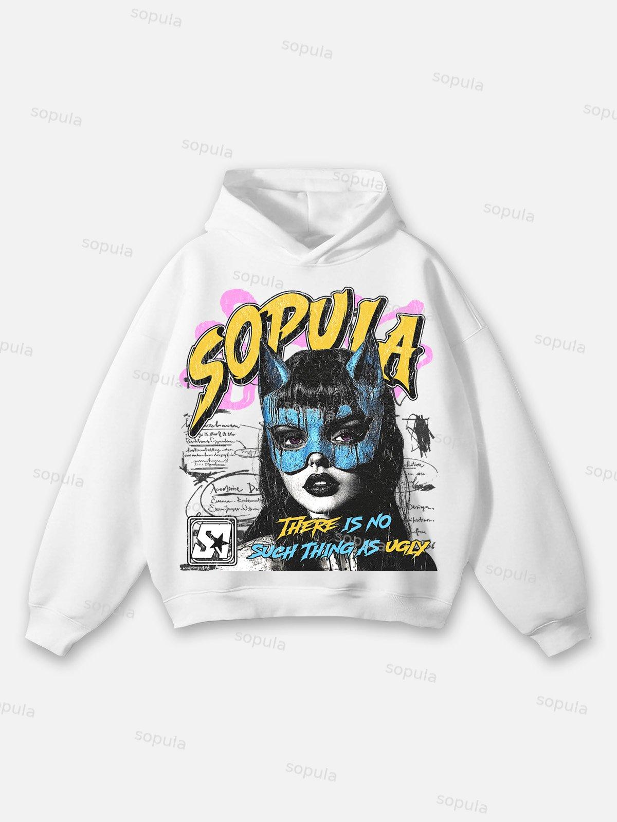 Sopula There Is No Such Thing As Ugly Graphic Hoodie Product Image