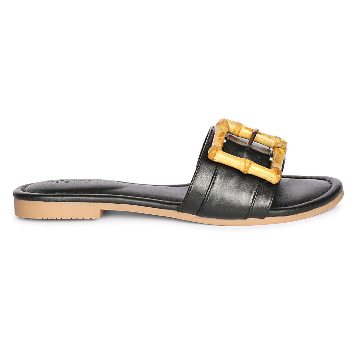 Amsterdam  - Black Sandals Product Image