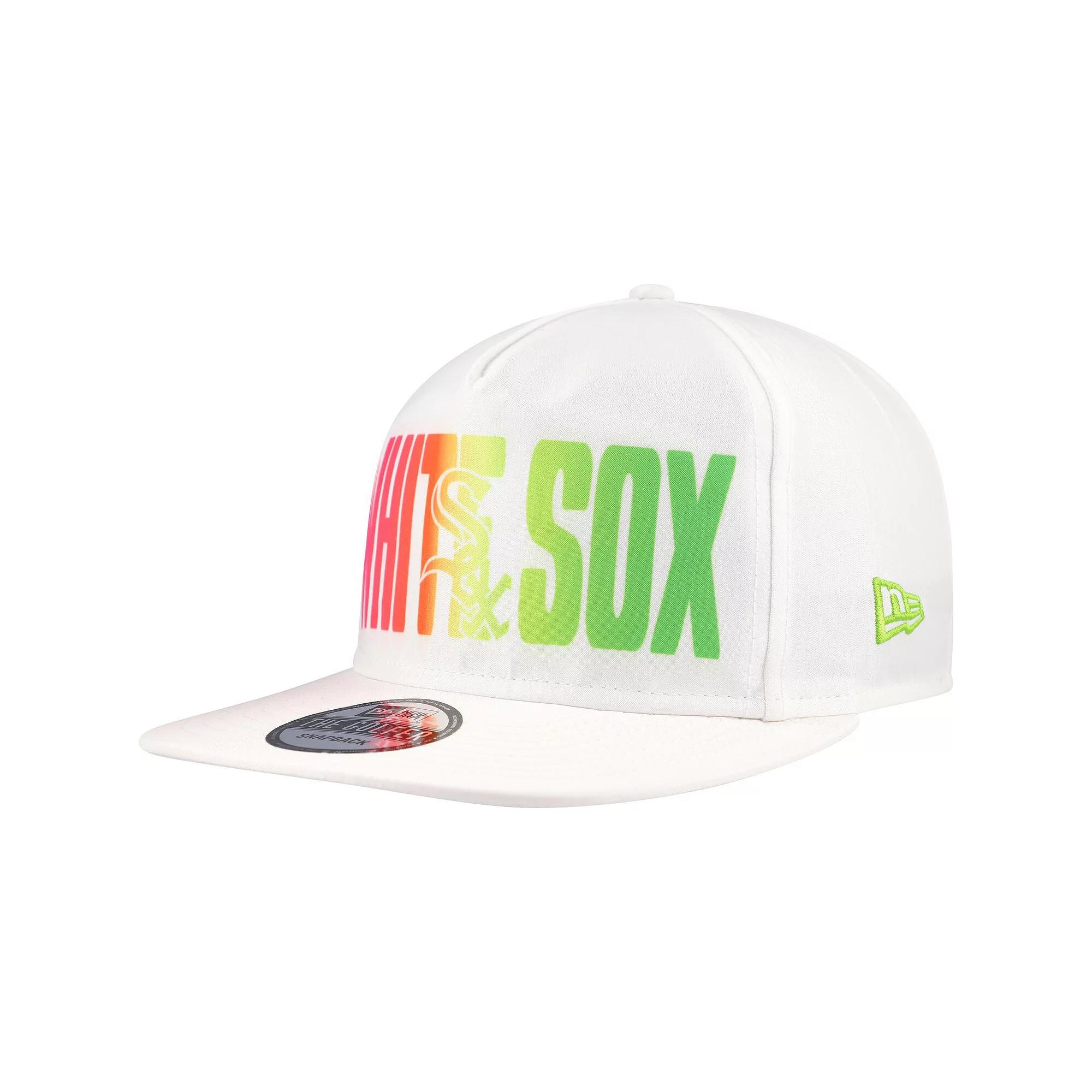 Men's New Era White Chicago White Sox Spring Spectrum Golfer Snapback Hat Product Image