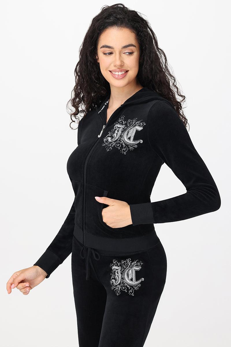 Monogram Heritage Cotton Velour Hoodie Product Image