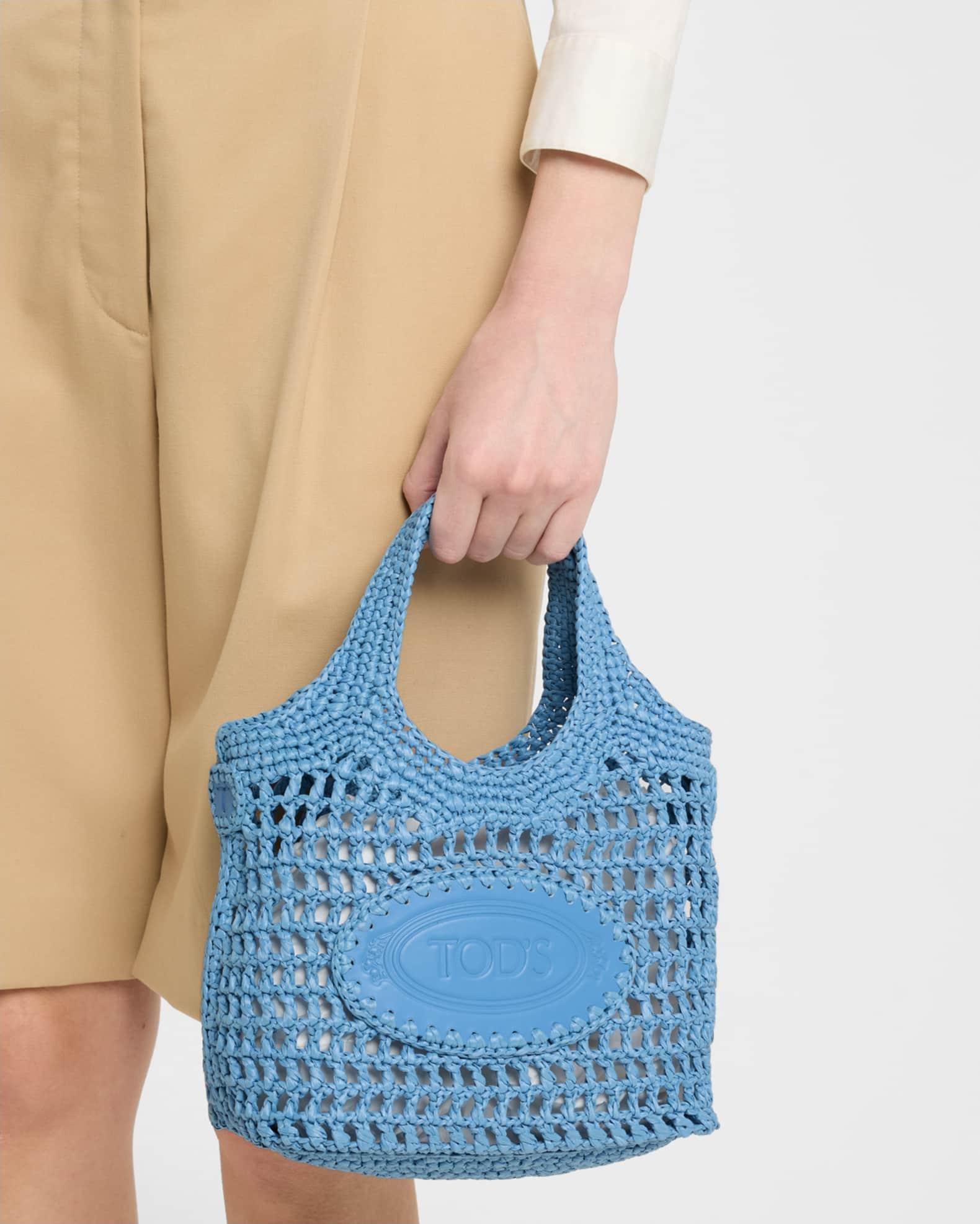 Mini Woven Top-Handle Bag Product Image