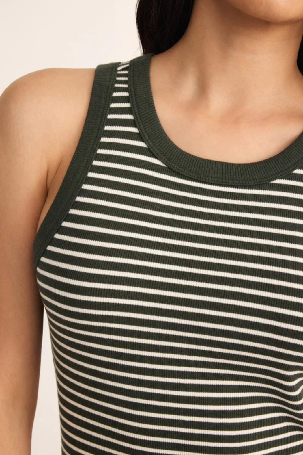 Goodwin Stripe Midi Dress Product Image