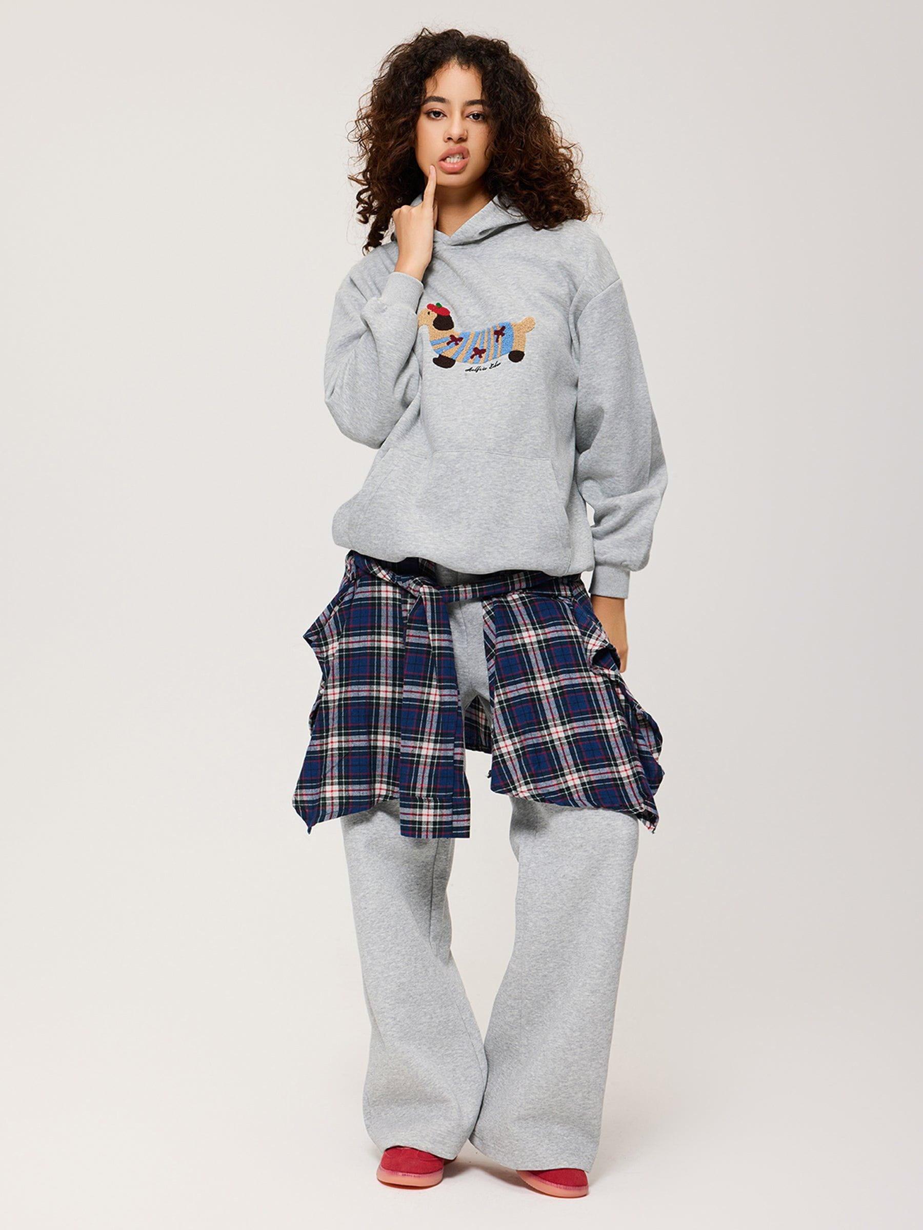 Aelfric Eden Cartoon Dachshund Hoodie Product Image